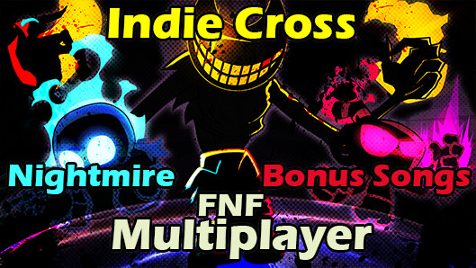 FNF Multiplayer  Vs. Indie Cross V1 Full Weeks. [Friday Night