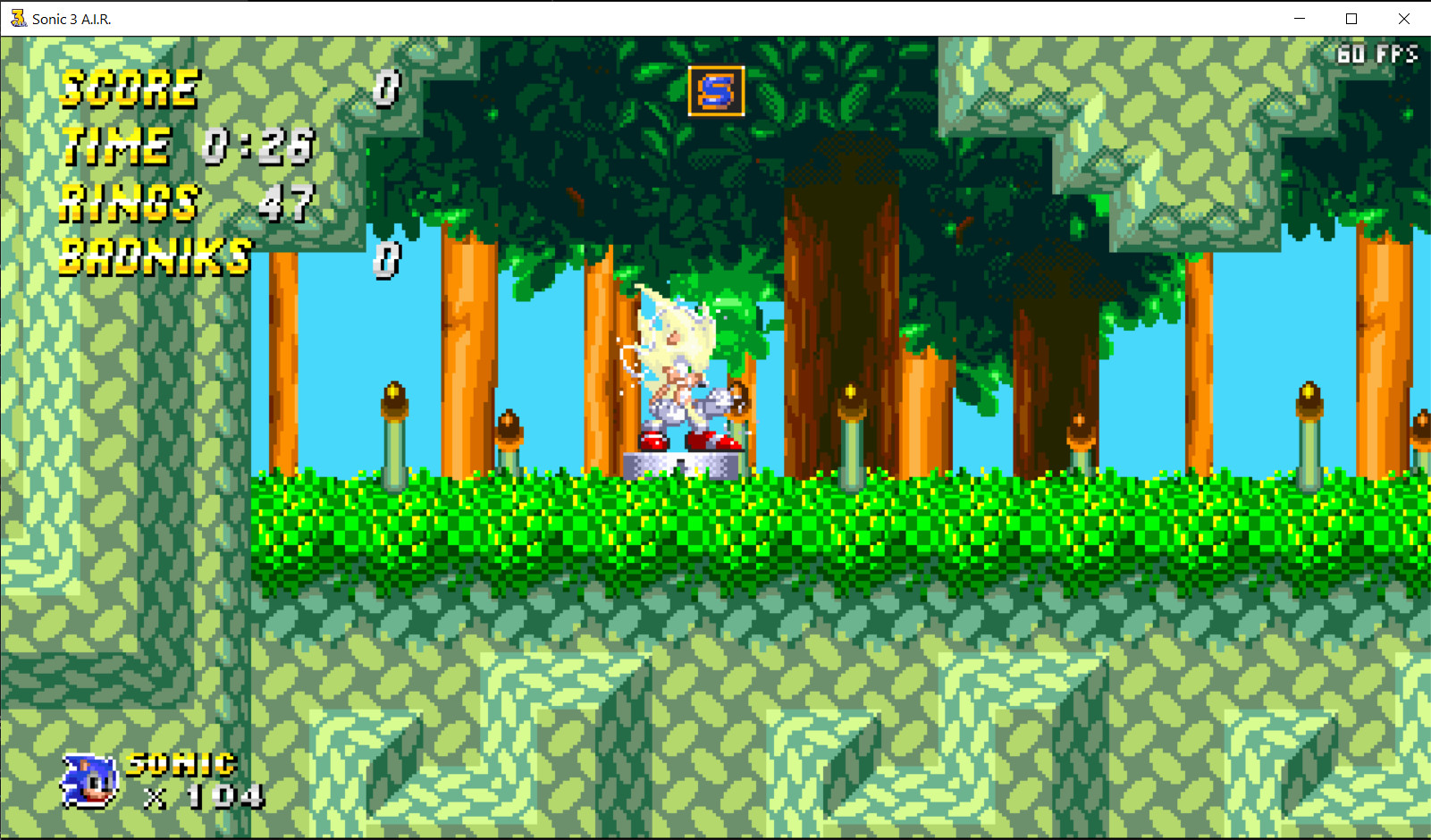 Super/Hyper Sonic Idle Animation [Sonic 3 A.I.R.] [Mods]