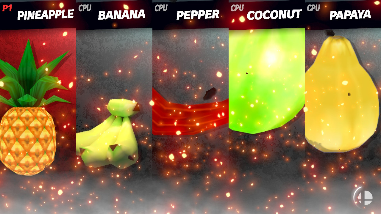Fruits (Super Mario Sunshine) Pack [Super Smash Bros. Ultimate] [Mods]