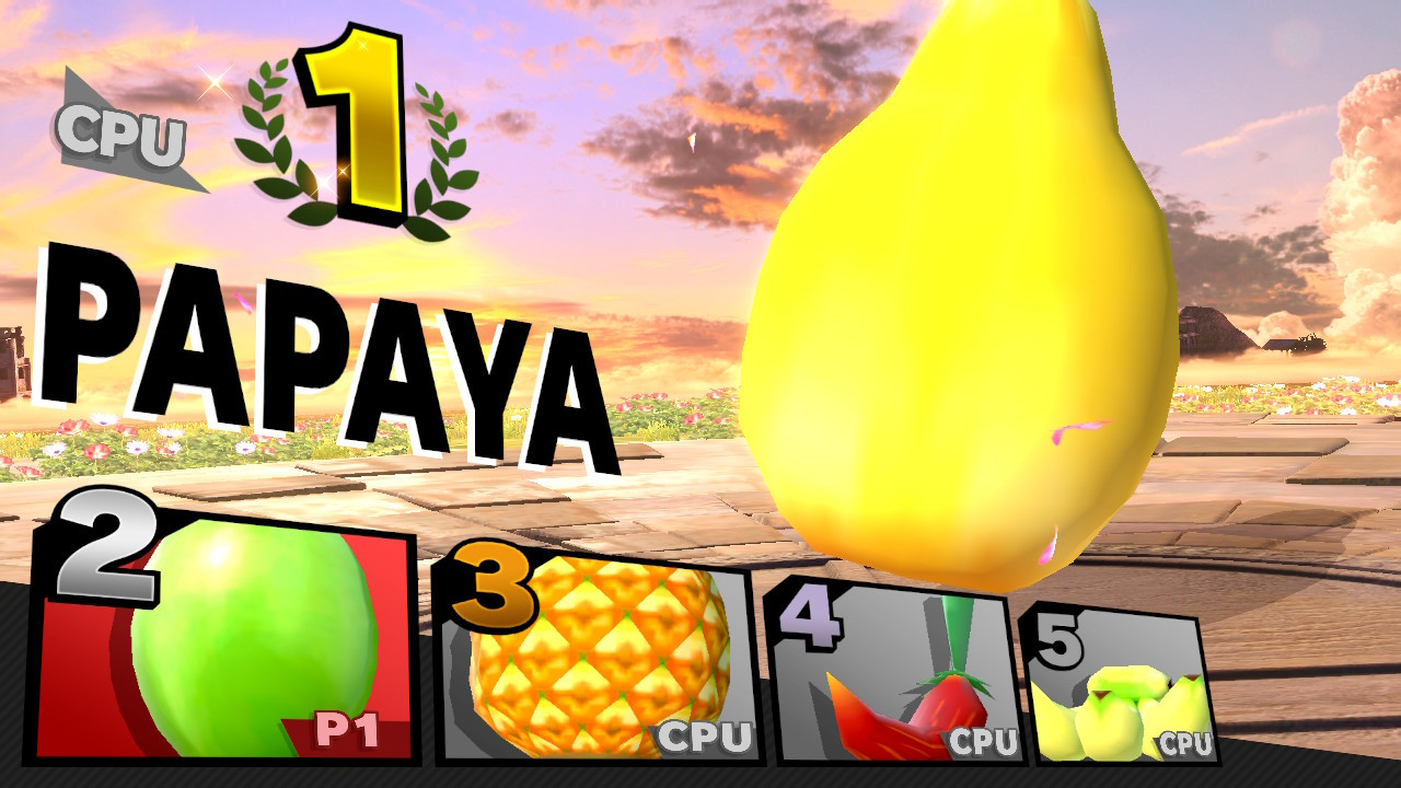 Fruits (Super Mario Sunshine) Pack [Super Smash Bros. Ultimate] [Mods]
