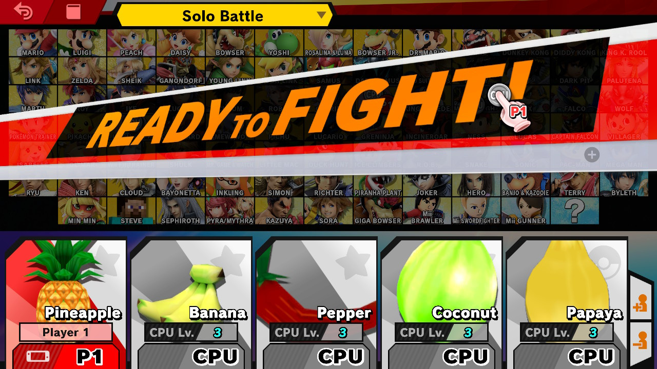 Fruits (Super Mario Sunshine) Pack [Super Smash Bros. Ultimate] [Mods]