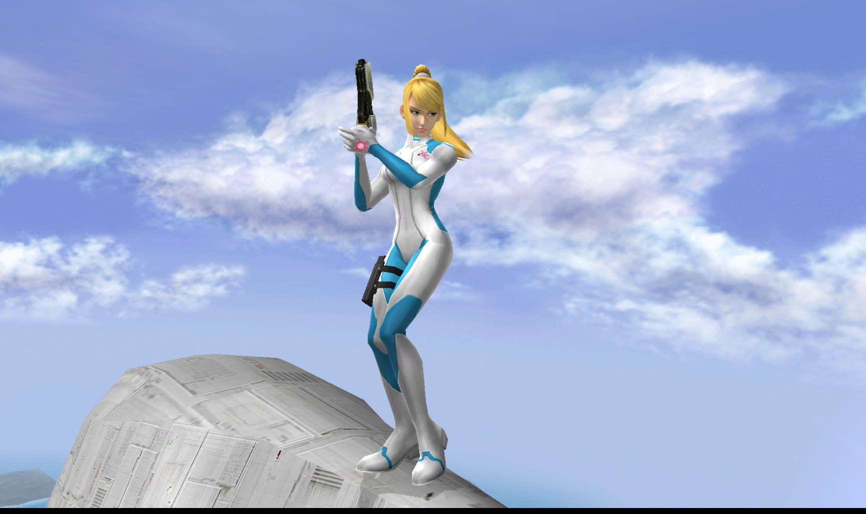 Dread-themed Zero Suit Samus Mod for Super Smash Bros. Brawl | Brawl Mods
