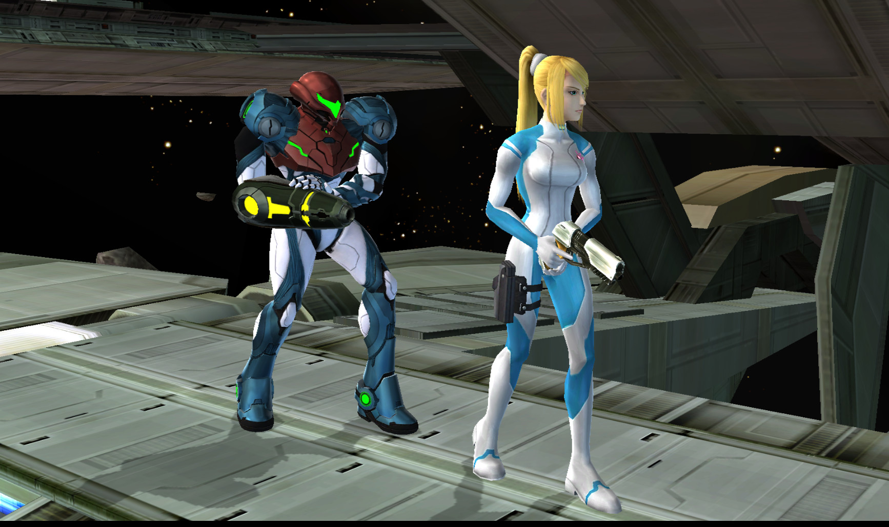 Dread-themed Zero Suit Samus Mod for Super Smash Bros. Brawl | Brawl Mods