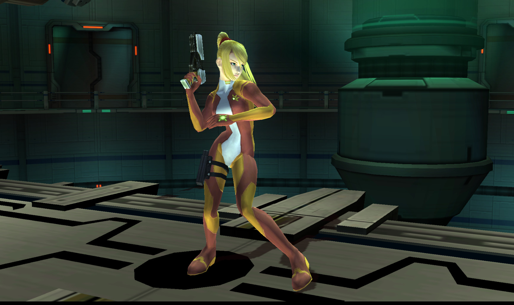 Dread-themed Zero Suit Samus Mod for Super Smash Bros. Brawl