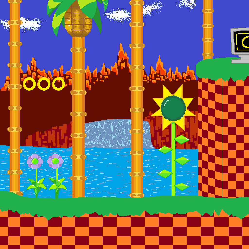 Ms Paint For Hire Sonic [Friday Night Funkin'] [Mods]