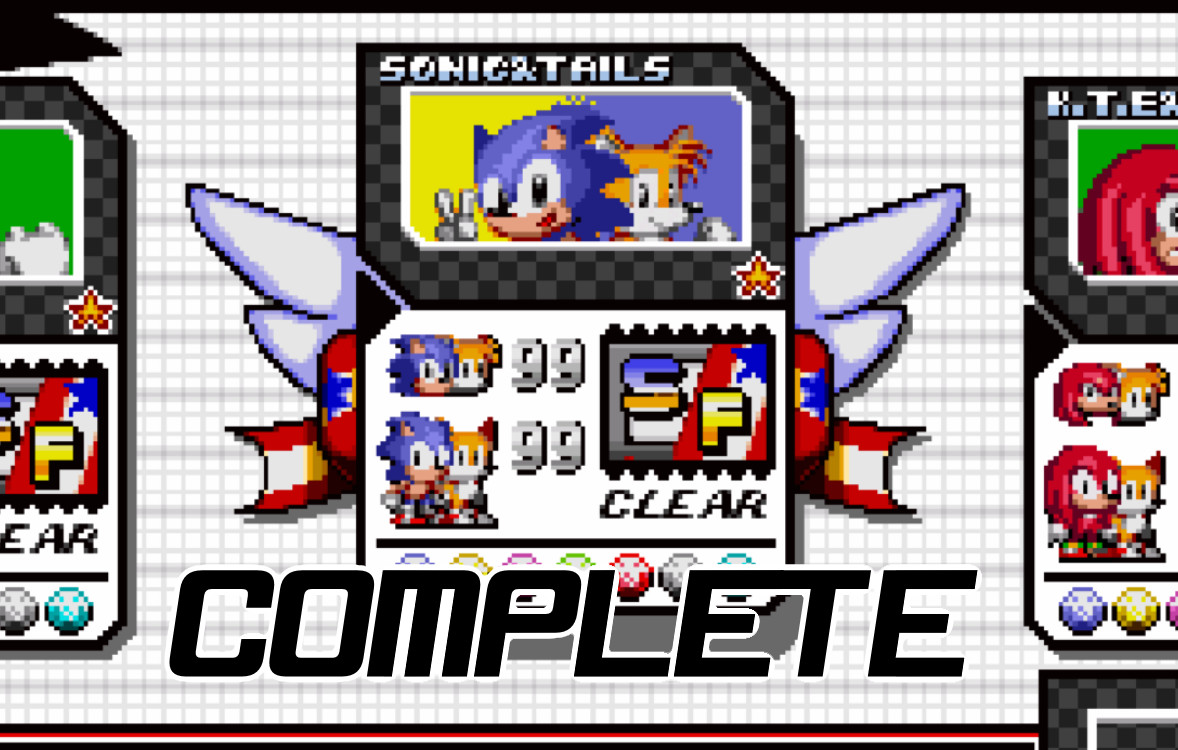 100% Complete Save File (Expansion Pack Support) [Sonic the Hedgehog Forever]  [Mods]