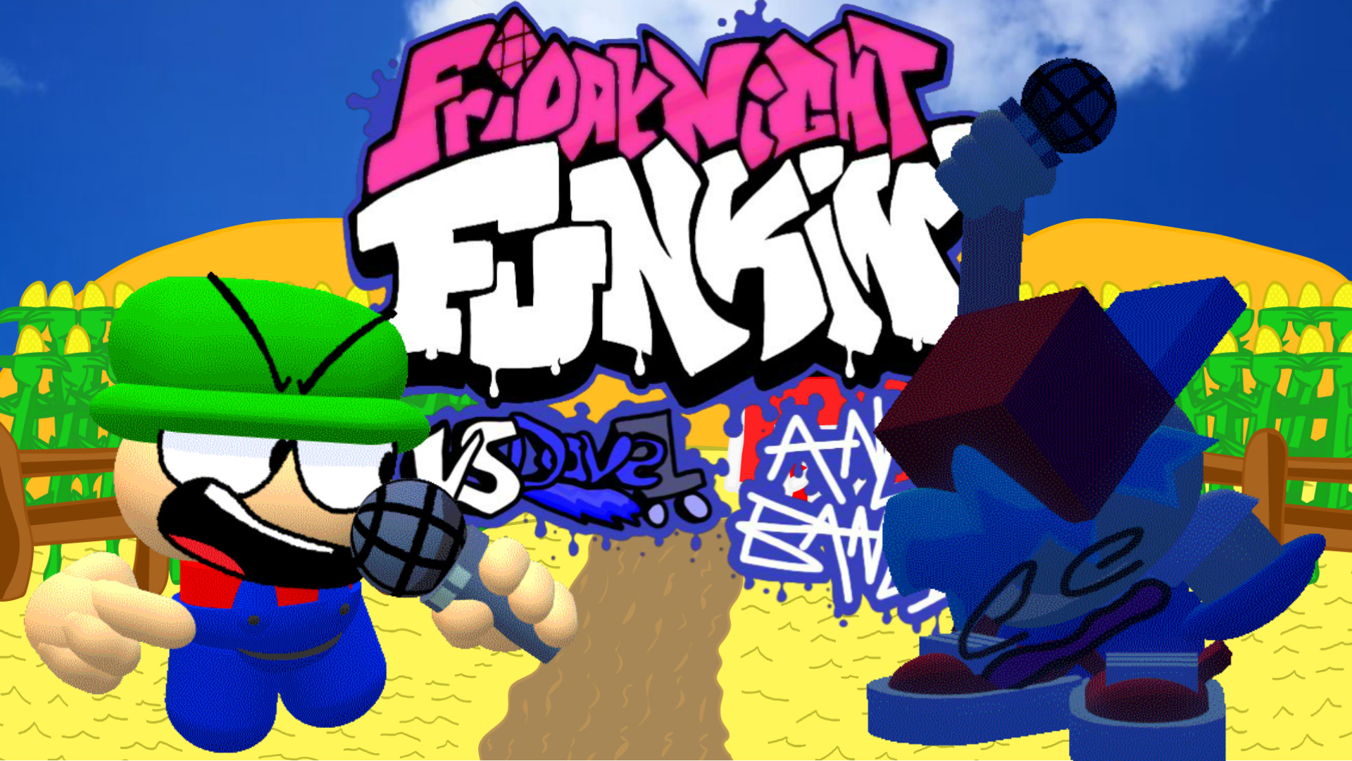 Vs Dave & Bambi 3D Edition: FULL WEEK V2 [Friday Night Funkin'] [Mods]