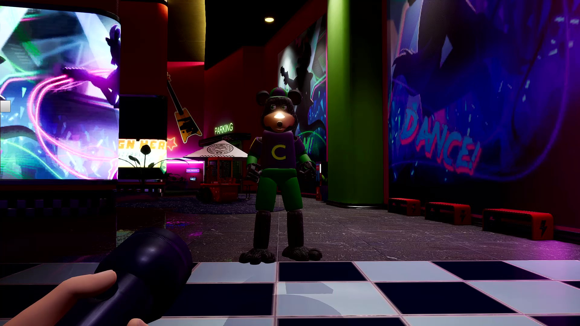 Chuck Over Glamrock Freddy [Five Nights At Freddy's Security Breach] [Mods]