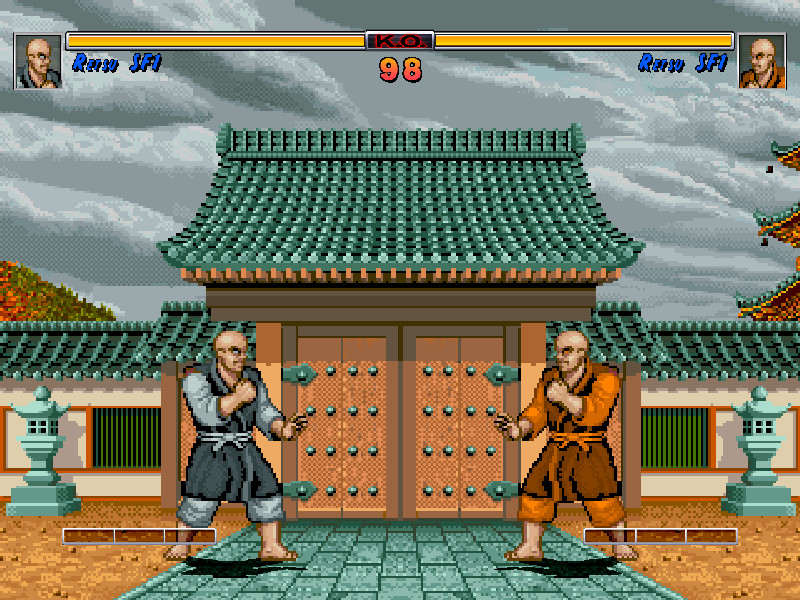 Street Fighter 1 (Arcade) Japan Stage 1: Ryu vs. Retsu 