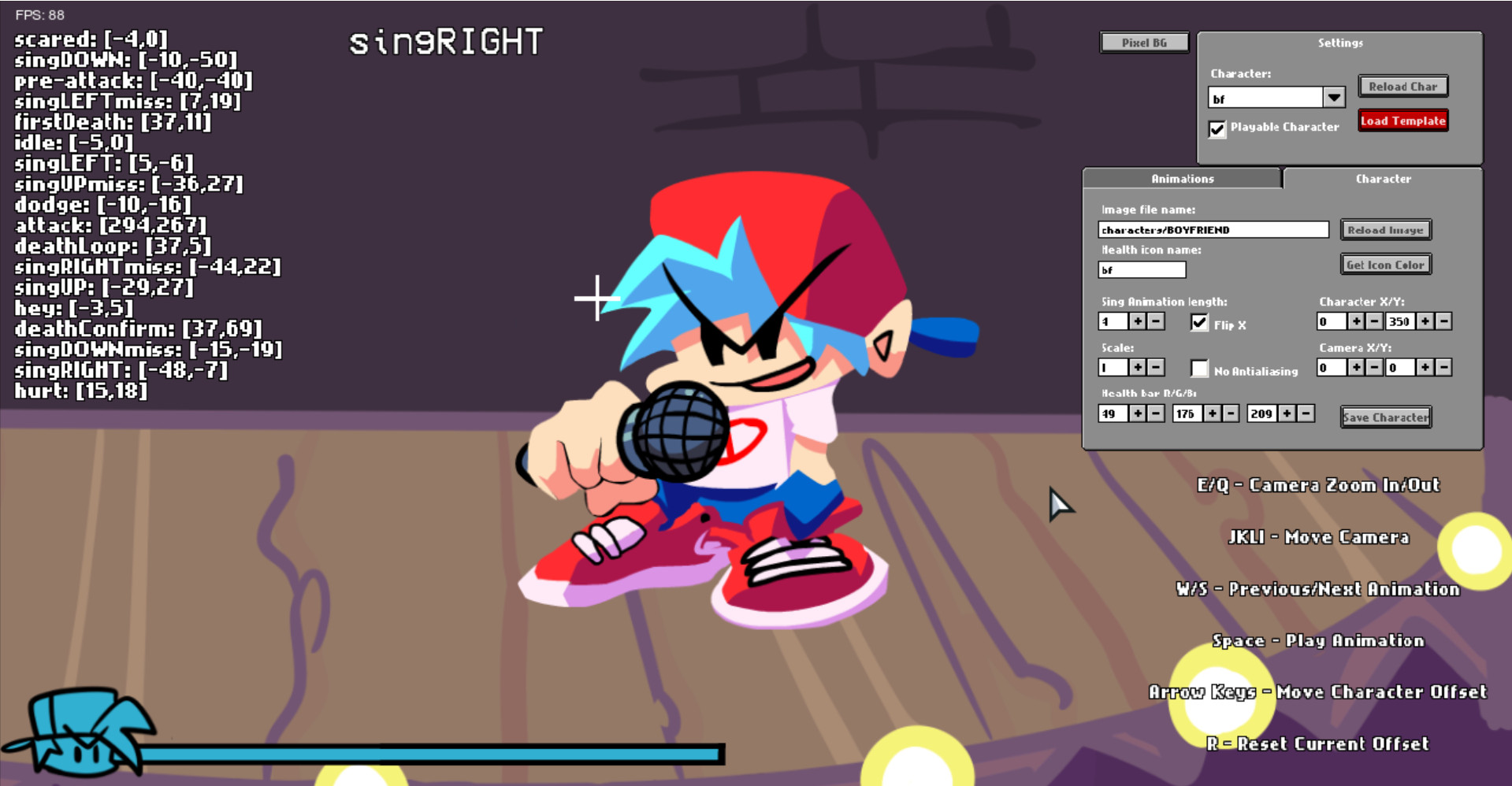 No Outline Playable Boyfriend [Friday Night Funkin'] [Mods]