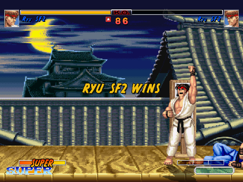 Ryu street fighter win