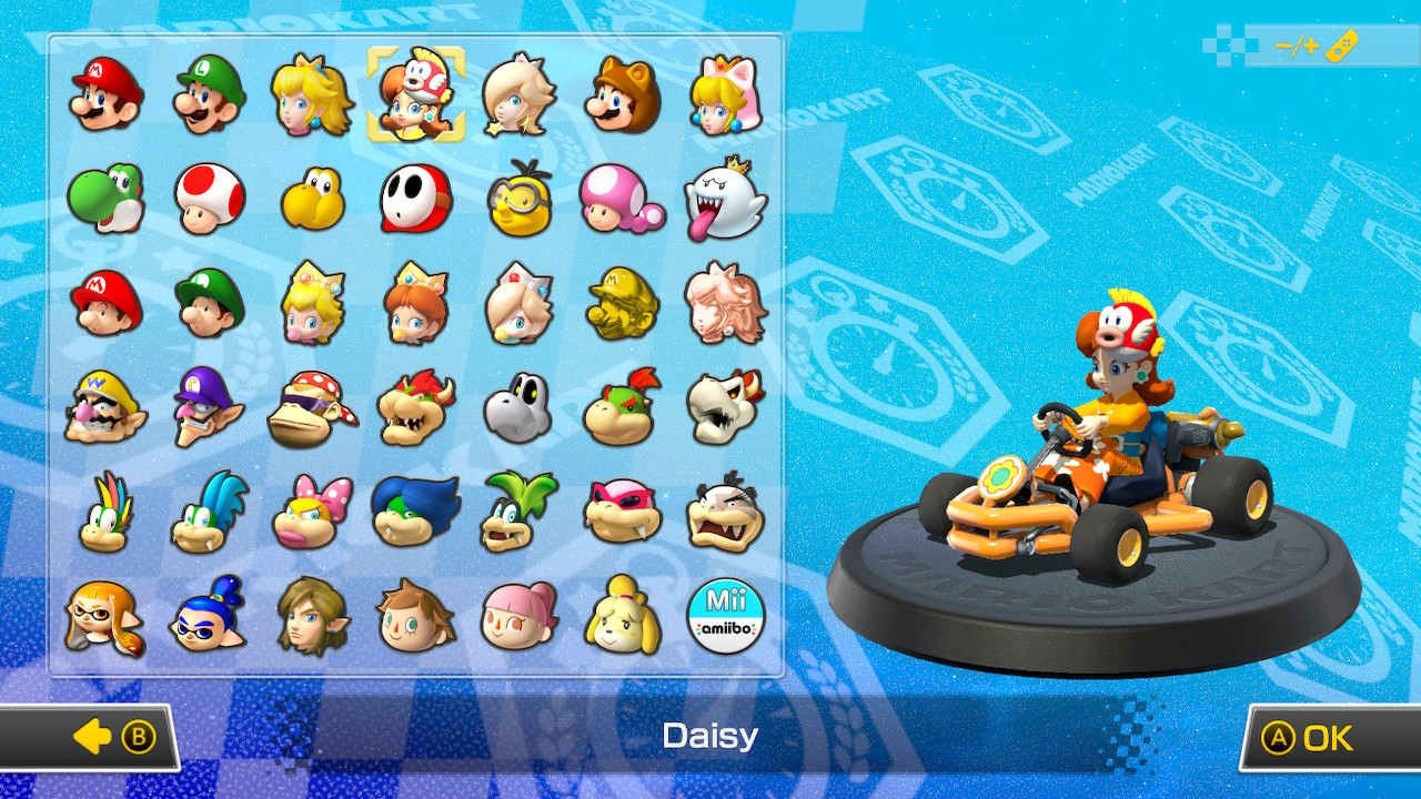 Giving Every MK8DX Character 8 Alts: Daisy : r/mariokart