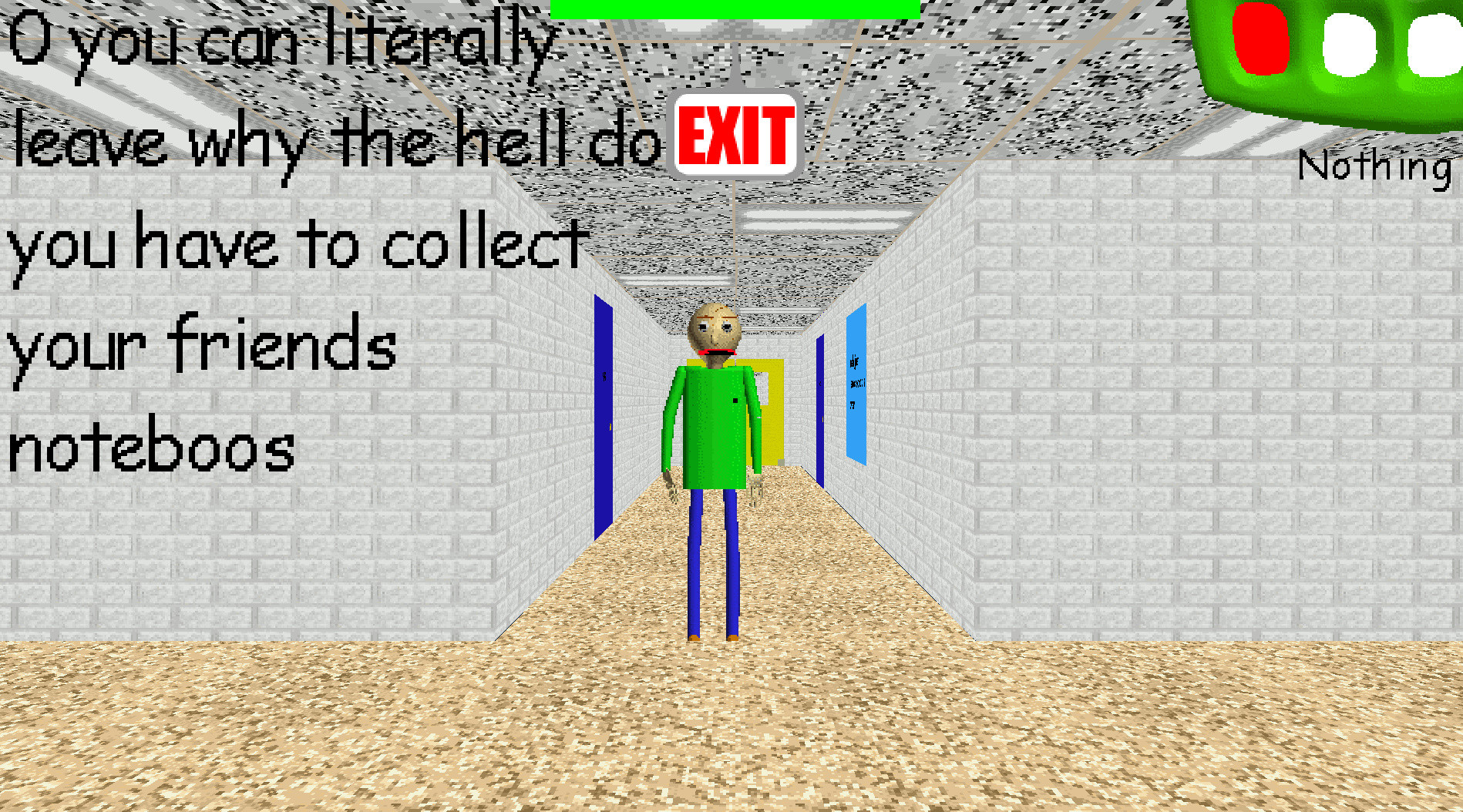 Baldi's Basics but you can instantly leave! [Baldi's Basics] [Mods]