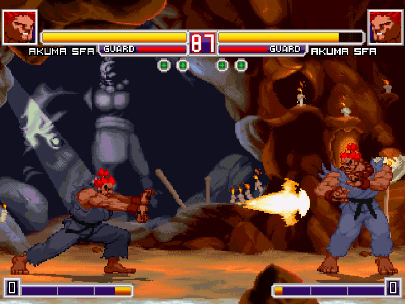 Street Fighter Alpha 2 - Akuma - Arcade Mode Playthrough 