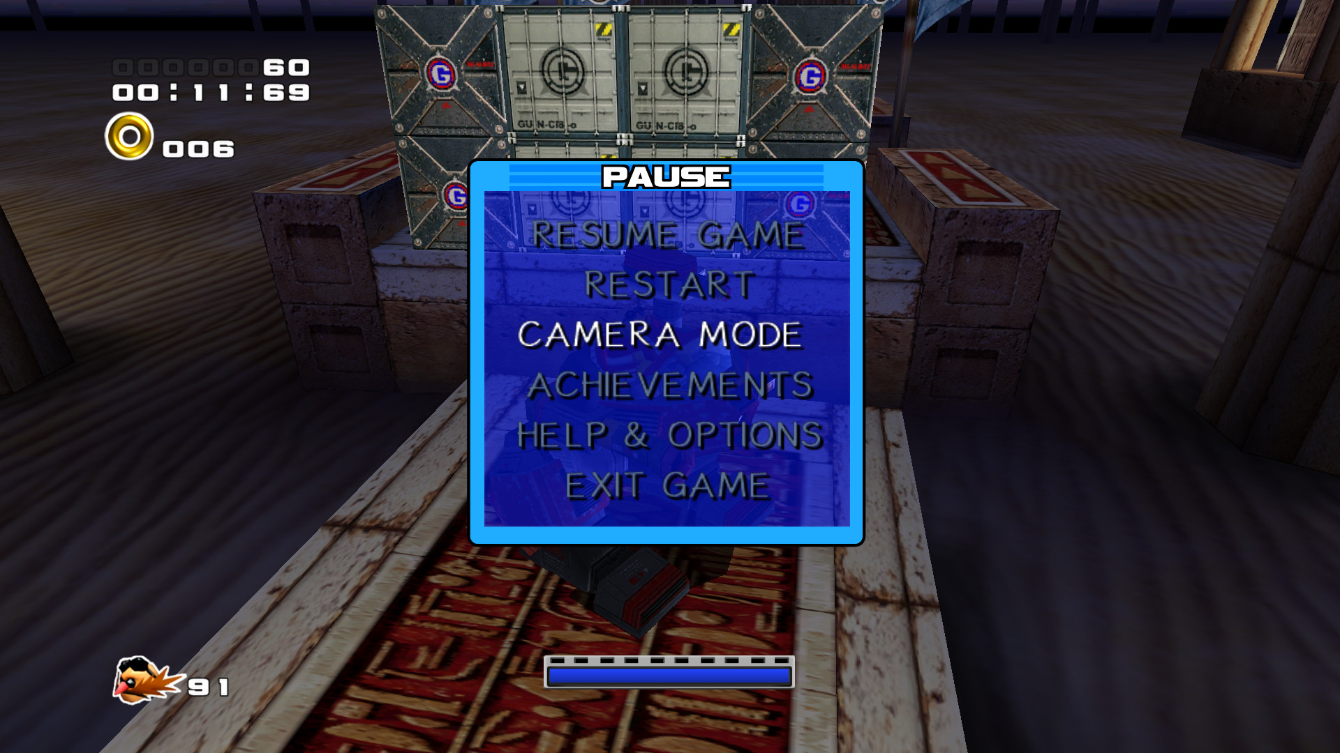 Free Camera (from SADX) [Sonic Adventure 2] [Mods]