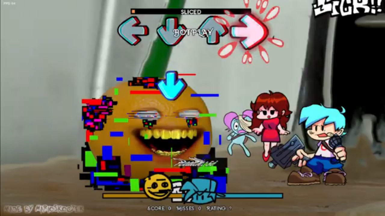 FNF x Pibby vs Annoying Orange Mod - Play Online Free