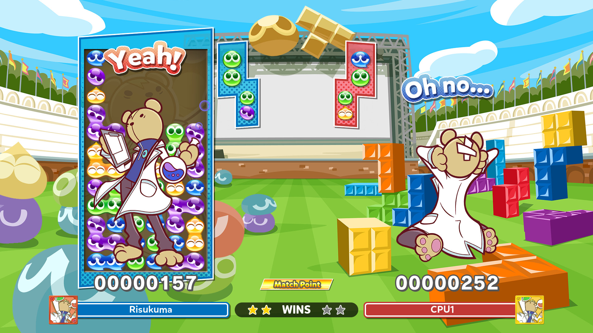 Fixed Risukuma's Feet [Puyo Puyo Tetris 2] [Mods]