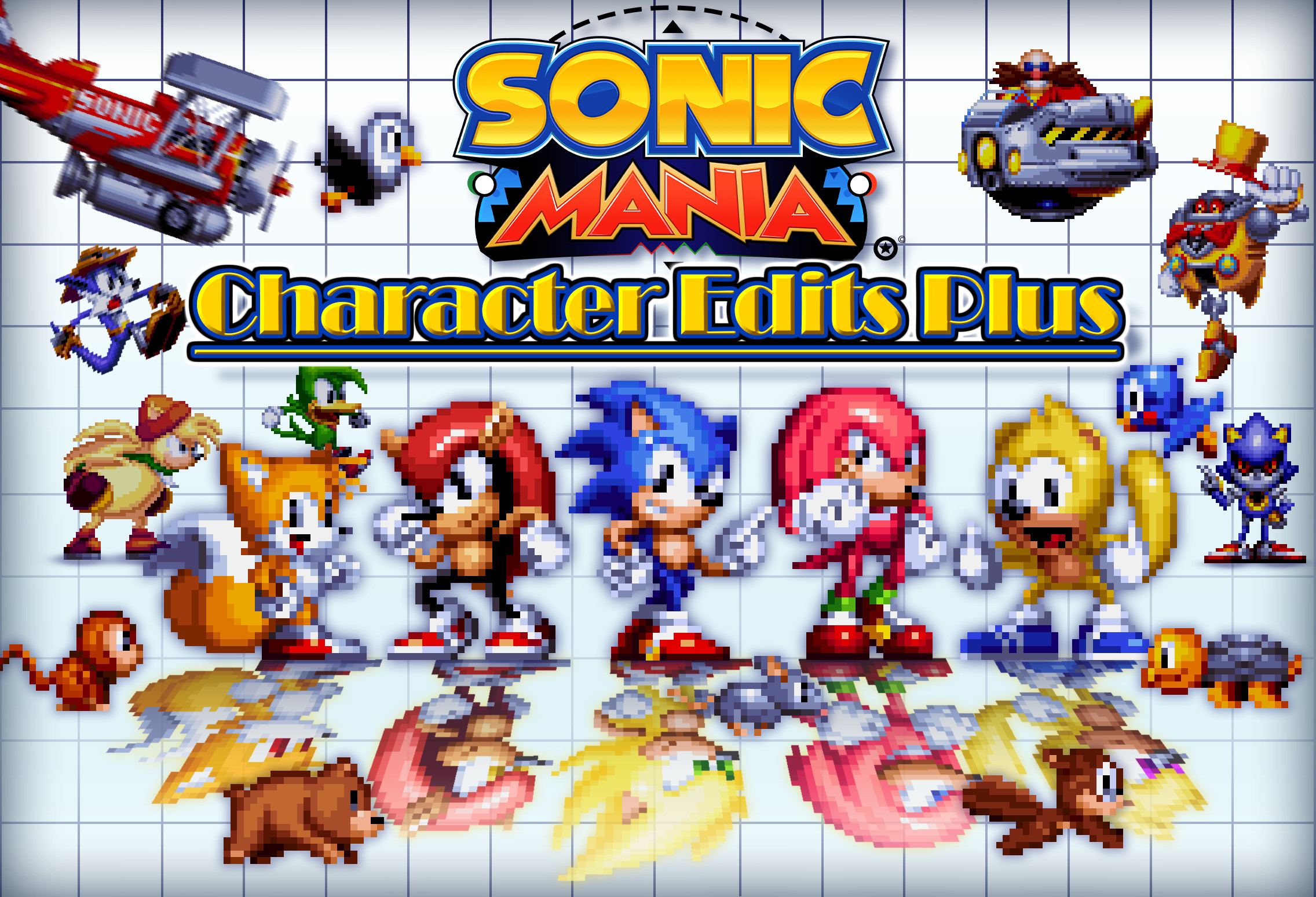 Sonic Mania Plus - Black Character Glitch & Knuckles : r/SonicTheHedgehog