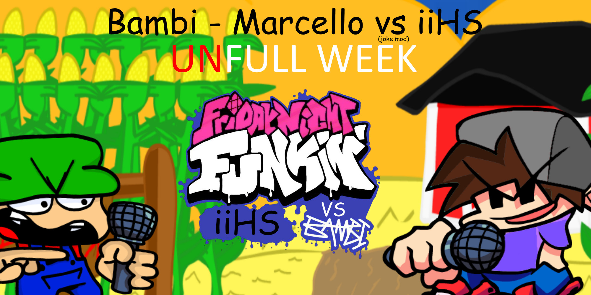 Bambi - Marcello vs iiHS (Joke Demo) [Friday Night Funkin'] [Mods]