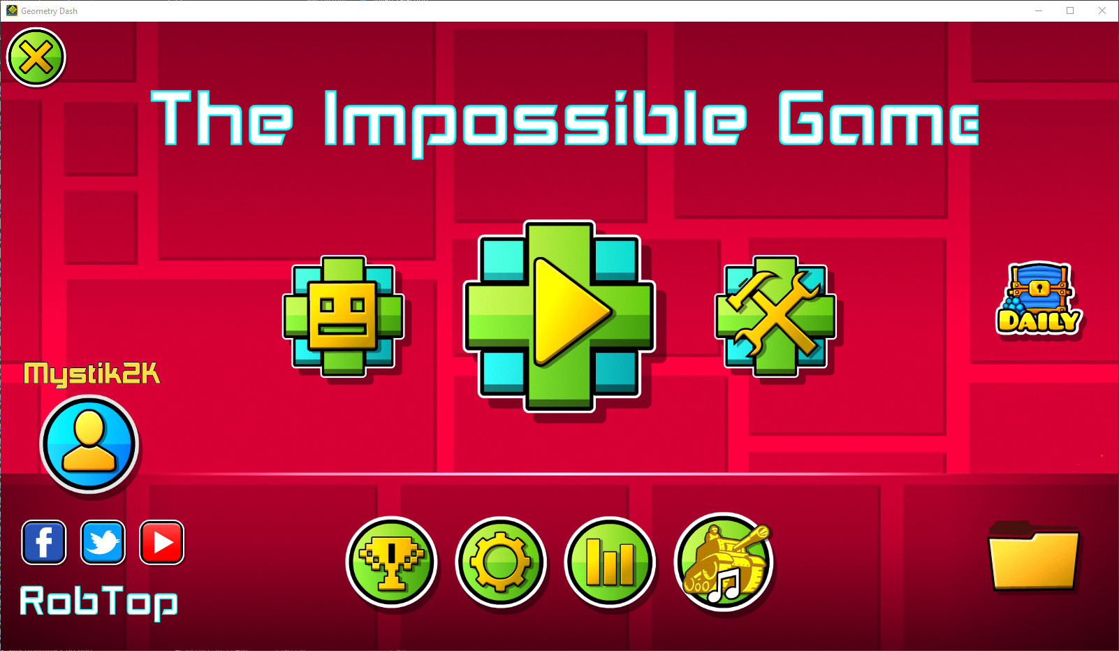 NOT SO IMPOSSIBLE GAME  Geometry Dash 