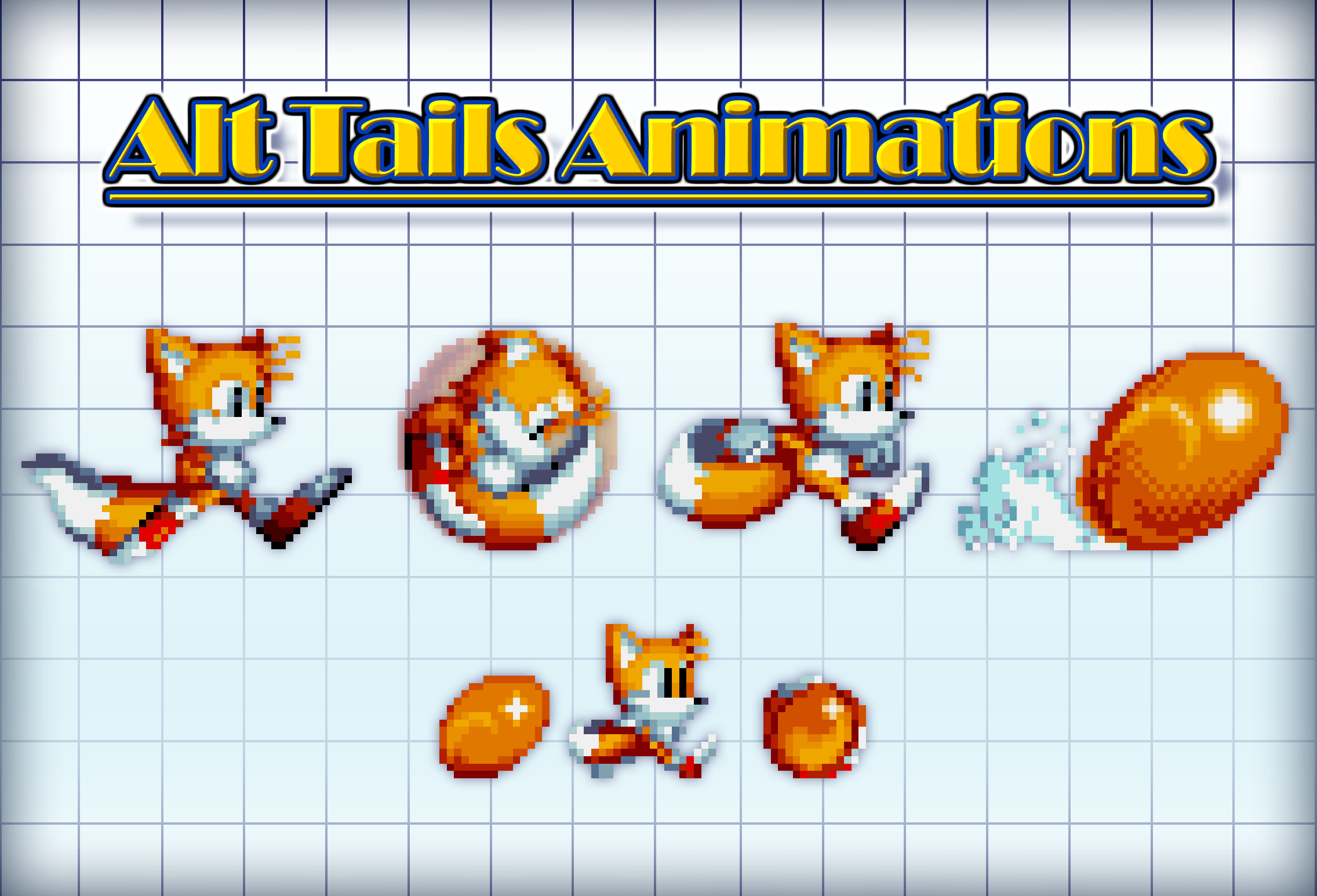 Pixilart - Sonic sprites by tailsALT