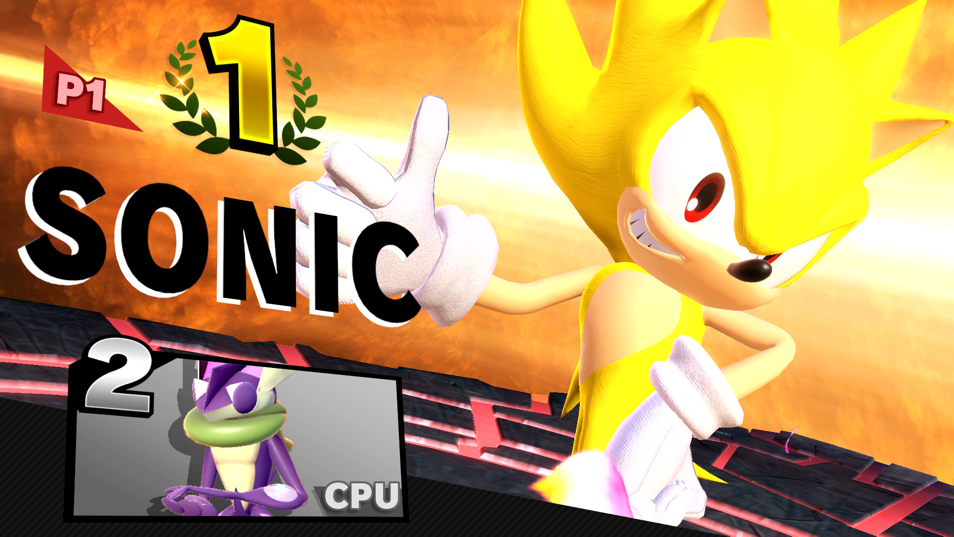 Gryz on X: Darkspine Sonic for my custom #SonicTheHedgehog mod in  #SuperSmashBrosUltimate #SmashBros  / X