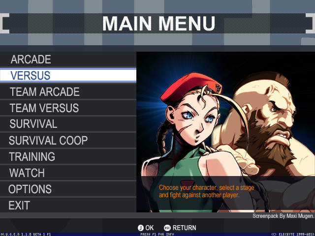 Download Screenpack Mugen Street Fighter - Colaboratory