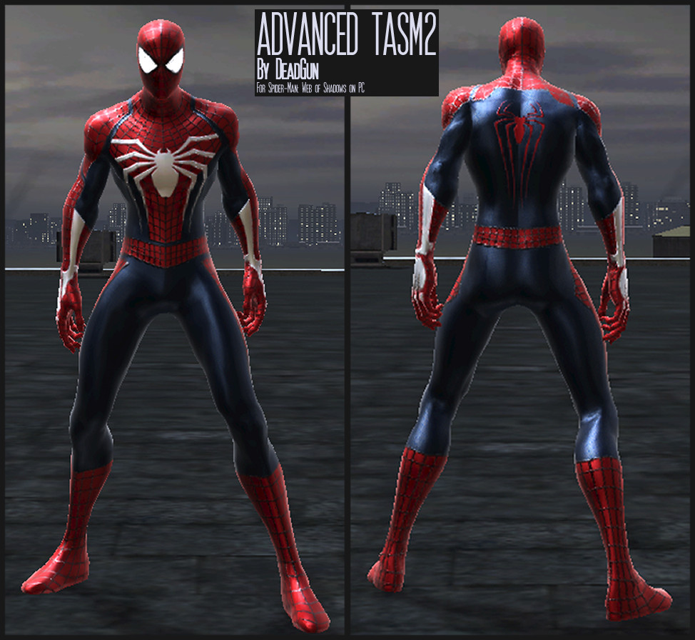 Spider Costume in The Amazing Spider 2 with 3D Emblems