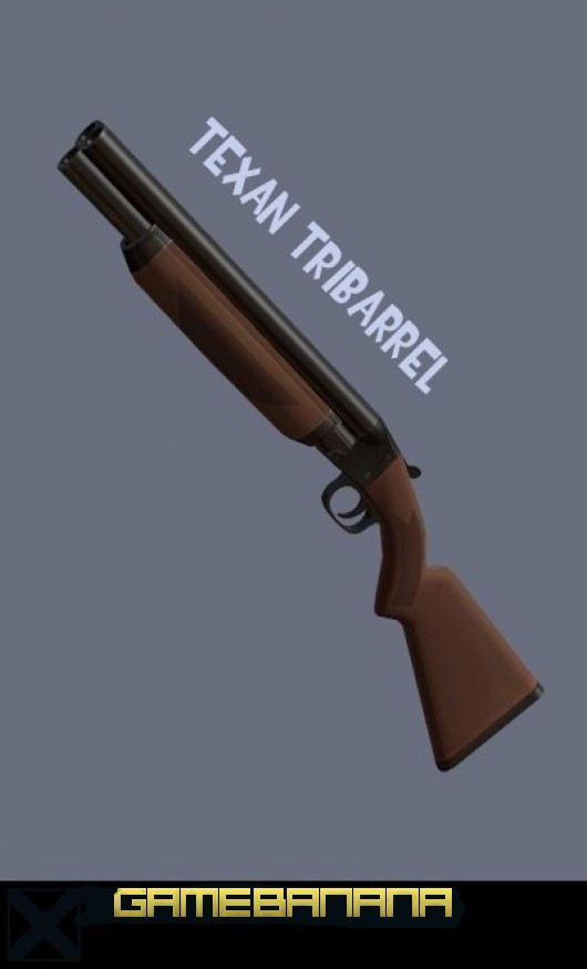 Texan Tribarrel (Stock Shotgun Edition)