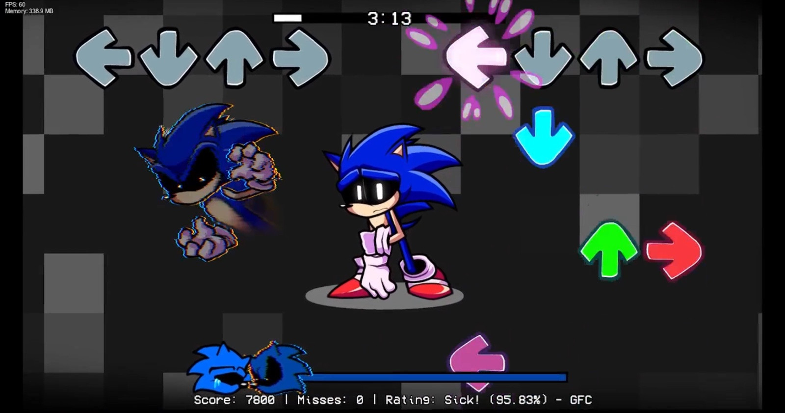 FNF Lost To Darkness Sonic Vs Xain - Play FNF Lost To Darkness