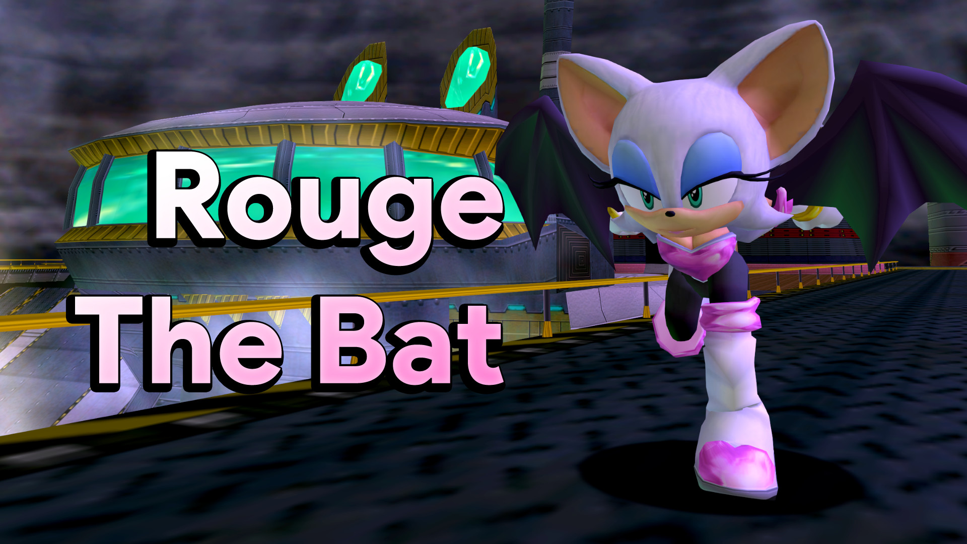 Rouge in Sonic 1 (Sonic Heroes Style)