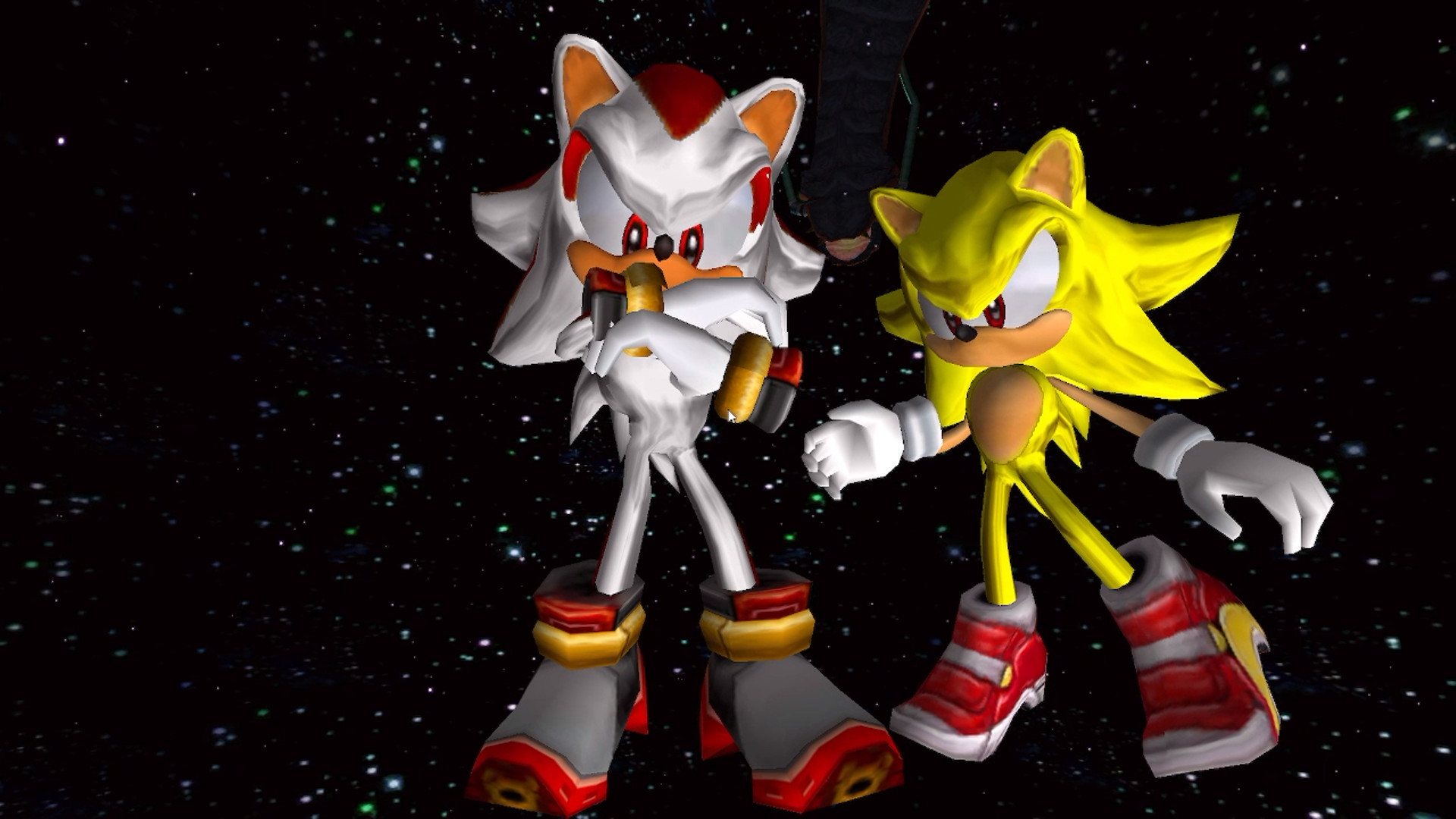 super sonic and super shadow and super silver wallpaper