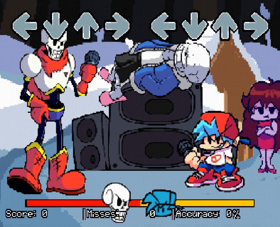 vs_papyrus battle (mod anty sans)1.2.1 [Friday Night Funkin'] [Mods]