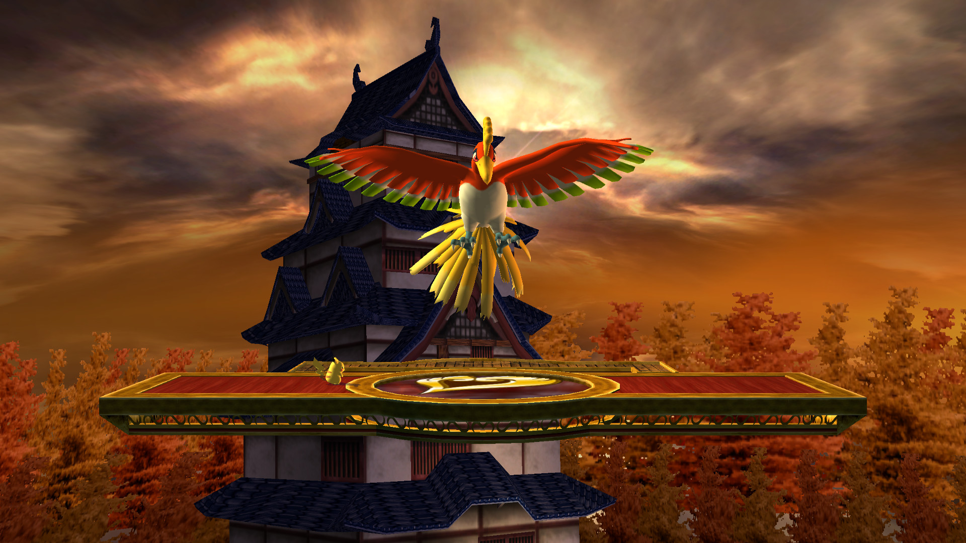 Where Is The Embedded Tower In Heartgold Bell Tower (HeartGold and SoulSilver Remake) [Super Smash Bros. Brawl