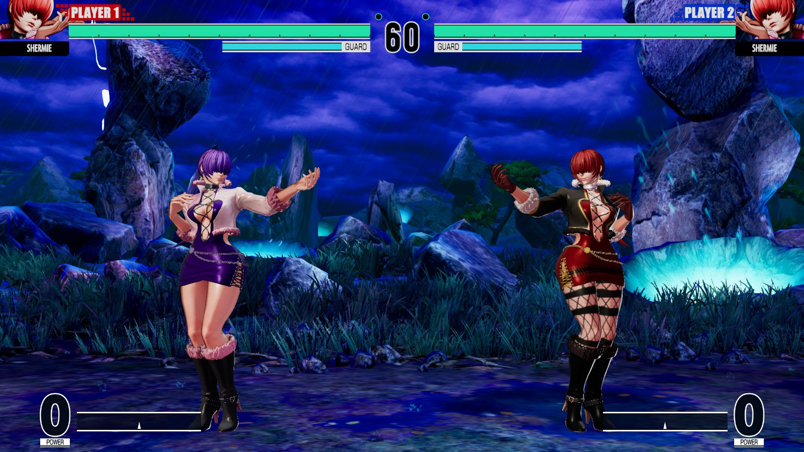 Shermie Purple Hair [The King of Fighters XV] [Mods]