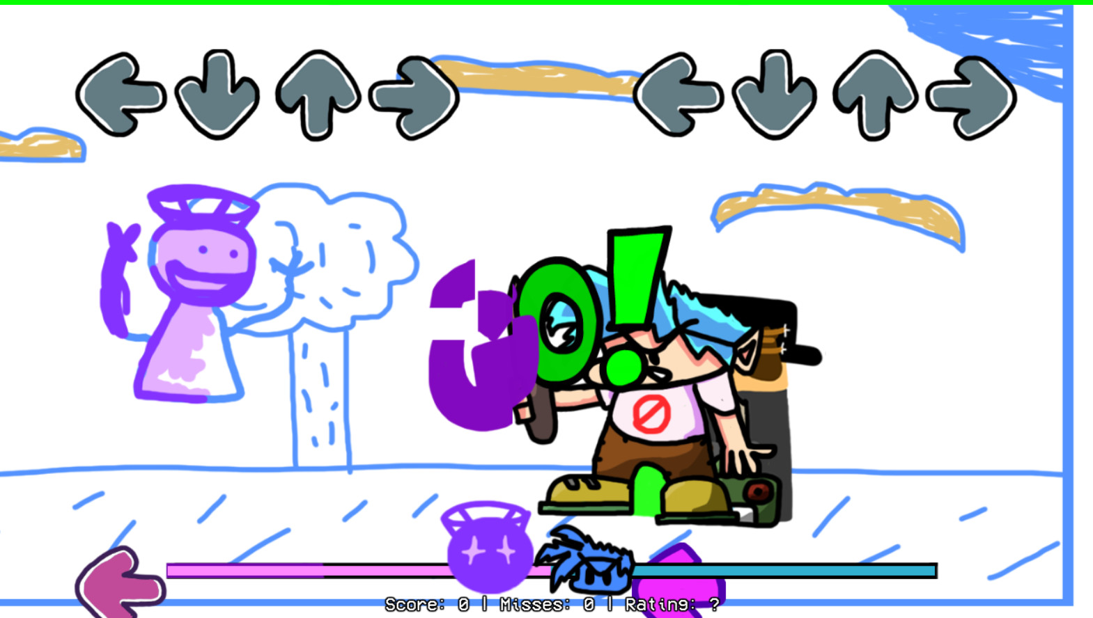 fnf vs purple corrupted Mod for Friday Night Funkin' | FNF Mods