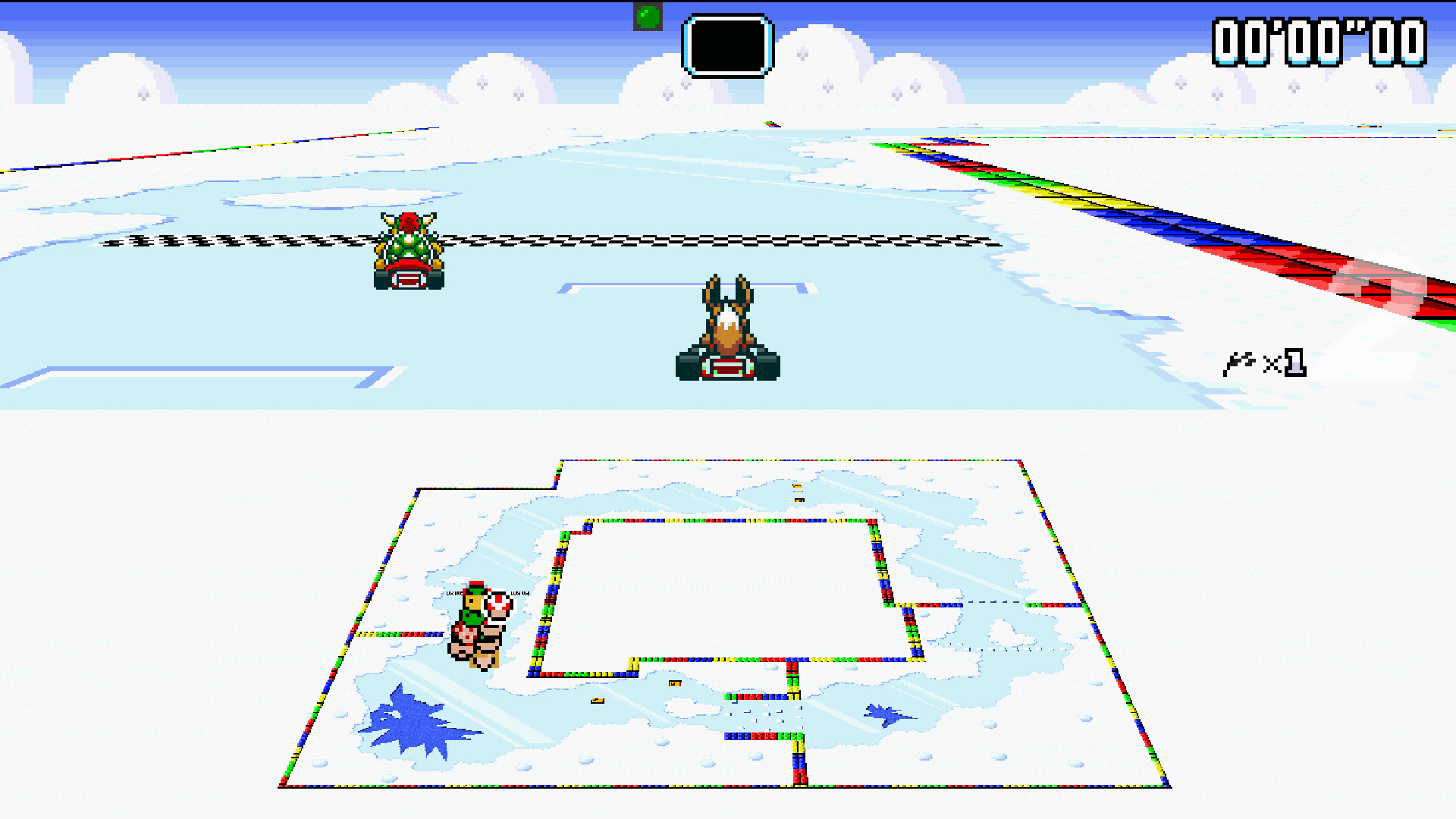 Little Eevee Karting [Super Mario Kart ZX] [Mods]
