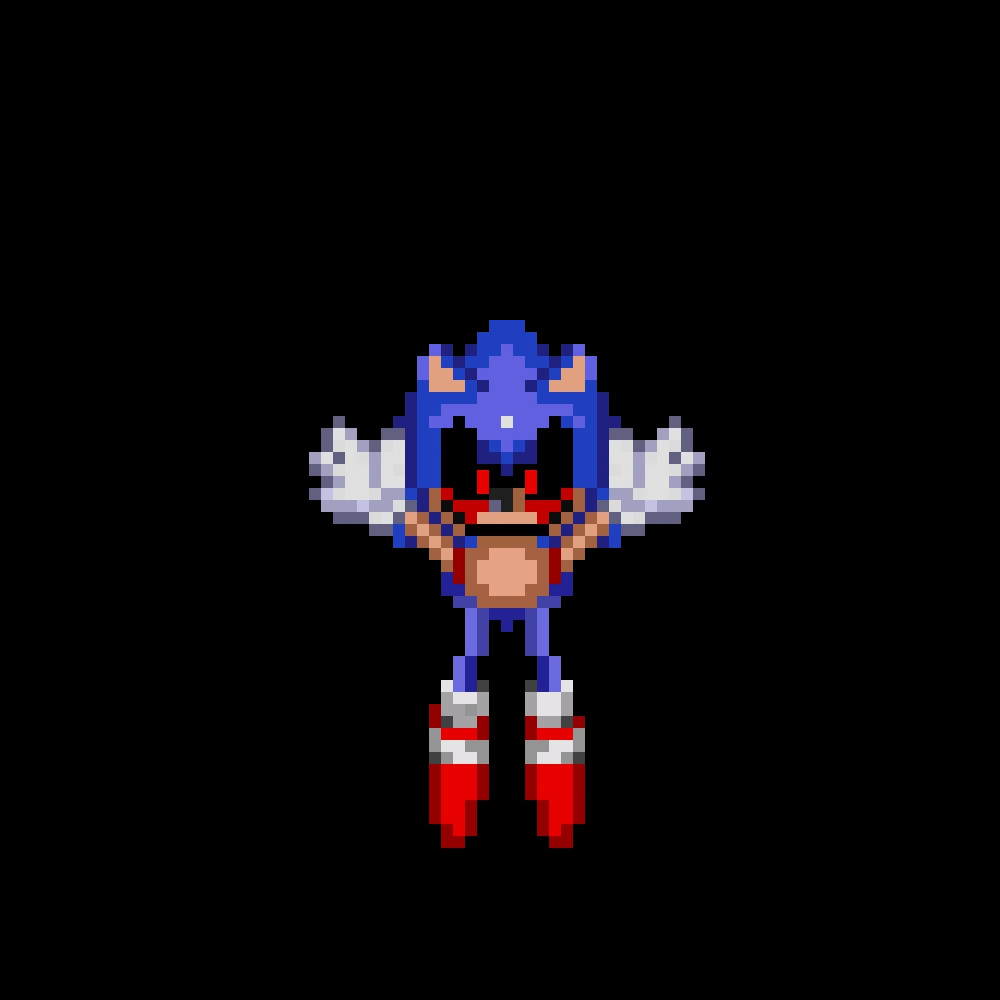 Sonic shadow tails and tails exe pixel art