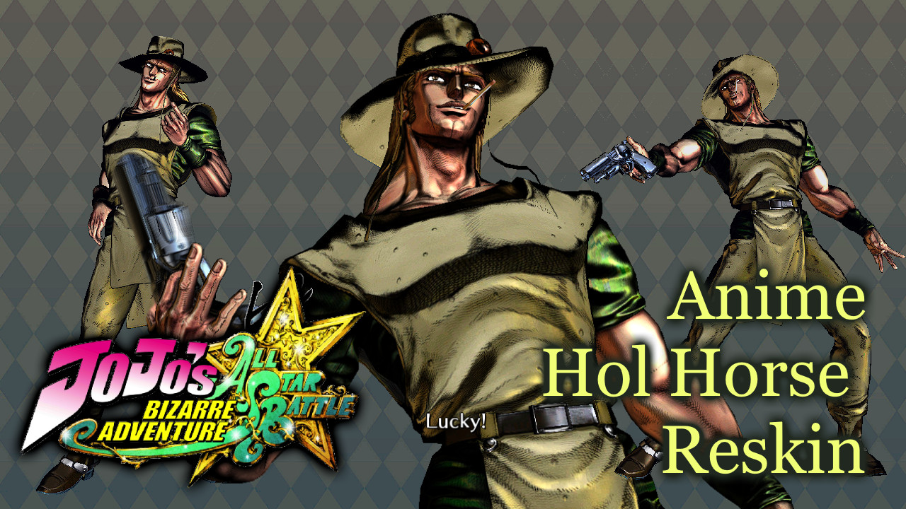 Anime Hol Horse Reskin [JoJo's Bizarre Adventure All Star Battle] [Mods]