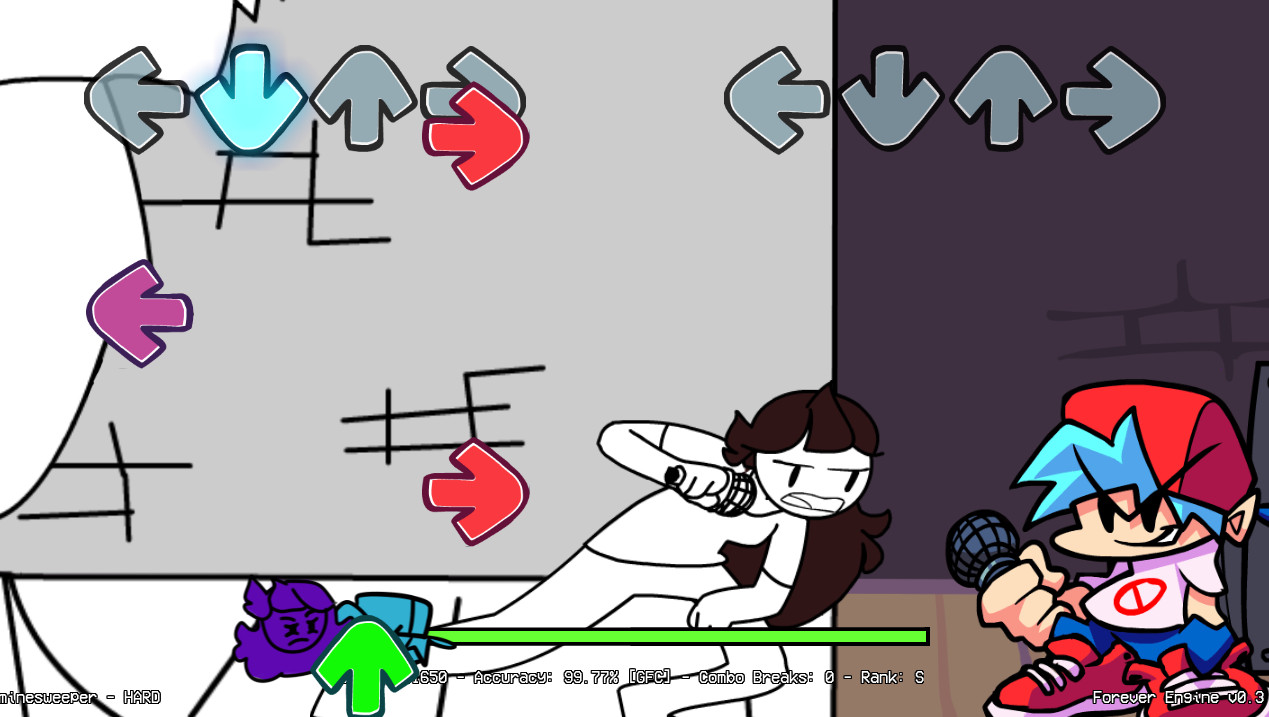 Friday Night Funkin' Vs JaidenAnimations  I Attempted To Play A Rhythm  Game (FNF Mod) 