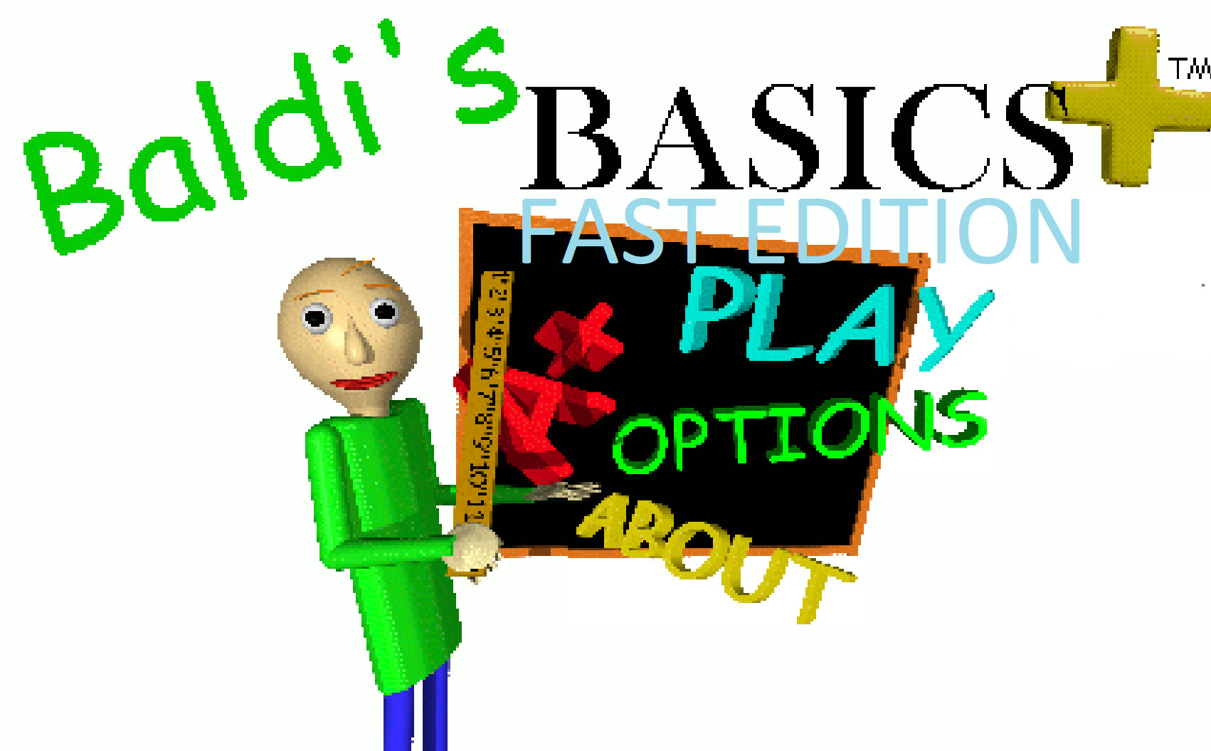 Baldi Basics Plus 0.4.1. Baldi Basics Plus. Baldi's Basics Classic. Baldi's Basics Plus without Baldi.