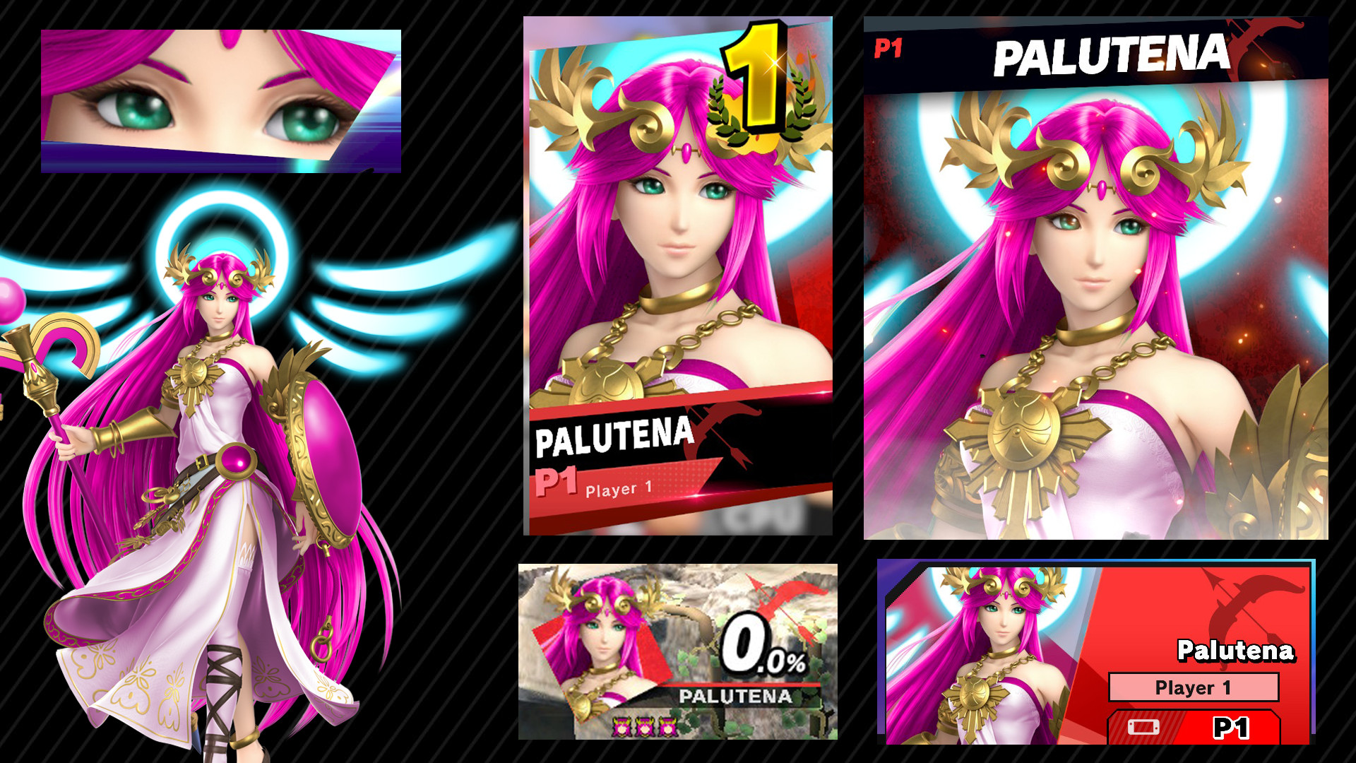 Palutena Pink Recolor Request Super Smash Bros Ultimate Mods