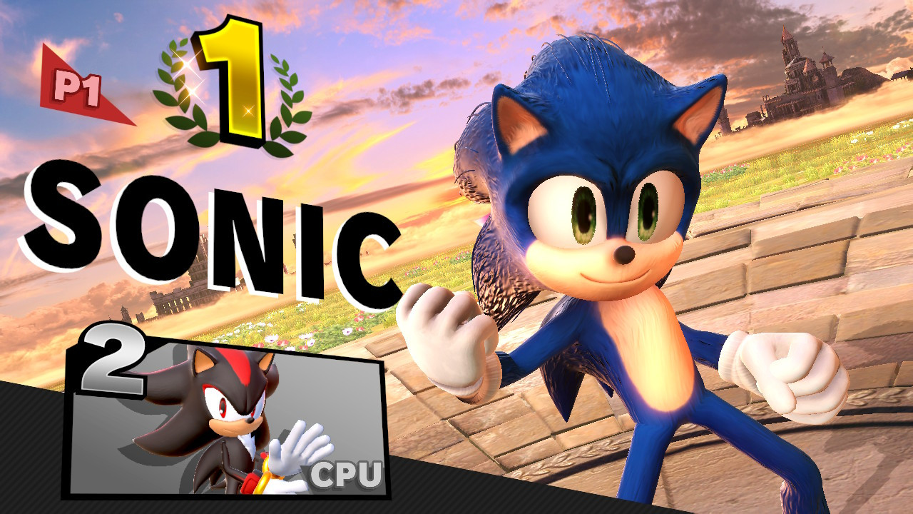 Movie Sonic [Super Smash Bros. Ultimate] [Mods]