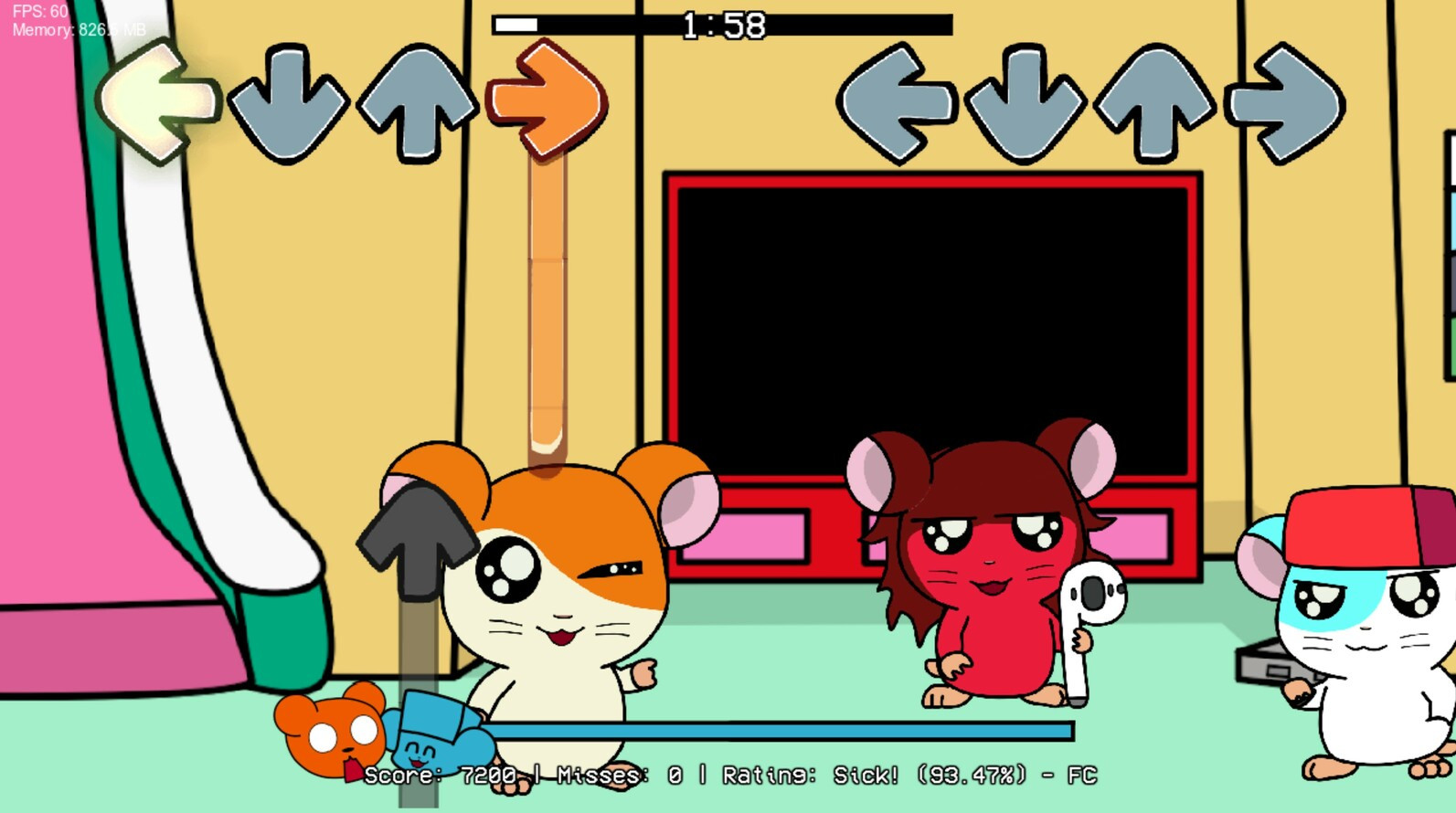 Hamster Night Hammin Demo Fnf Hamtaro Mod Friday Night Funkin Mods