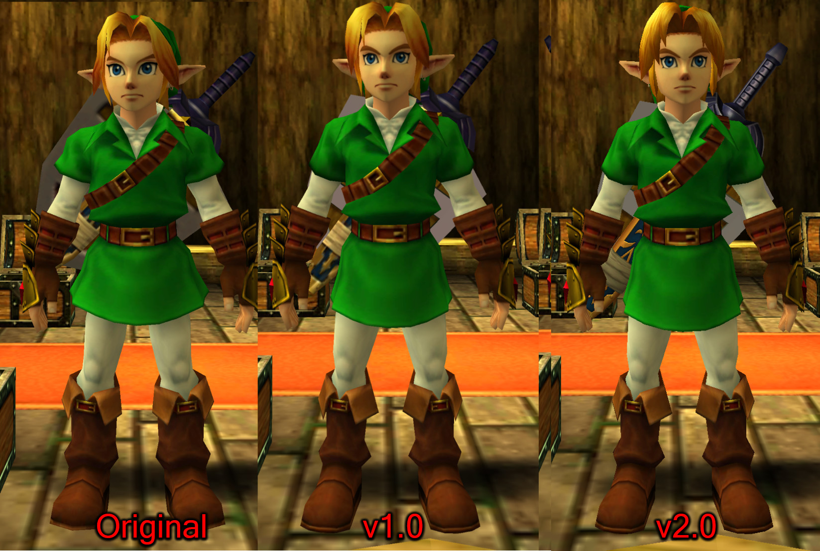 Zelda Mod adds Twilight Princess and BOTW Link model to Ocarina of