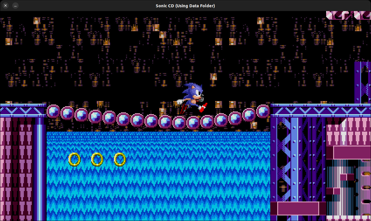 Sonic CD, Software