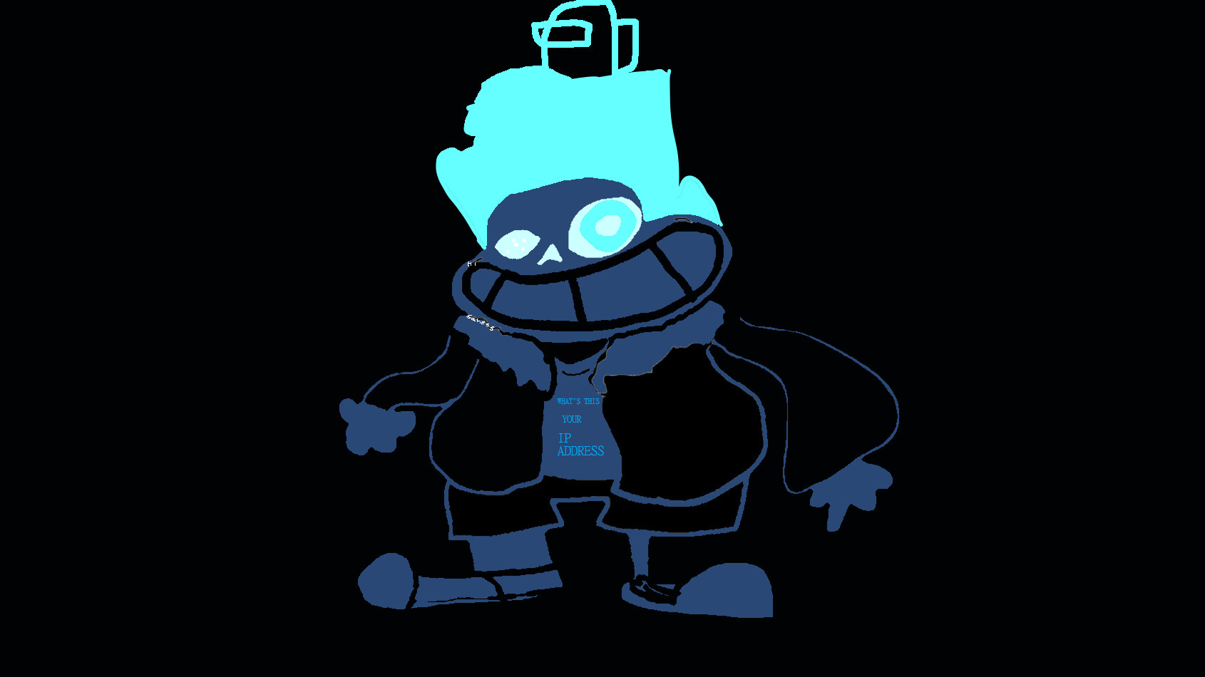 Fnf nightmare sans(old) by CapEgg on DeviantArt