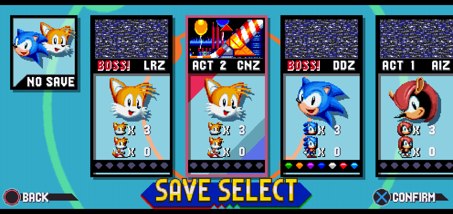 Sonic 3 air Sonic.OMT one last save file(download on gamebanana