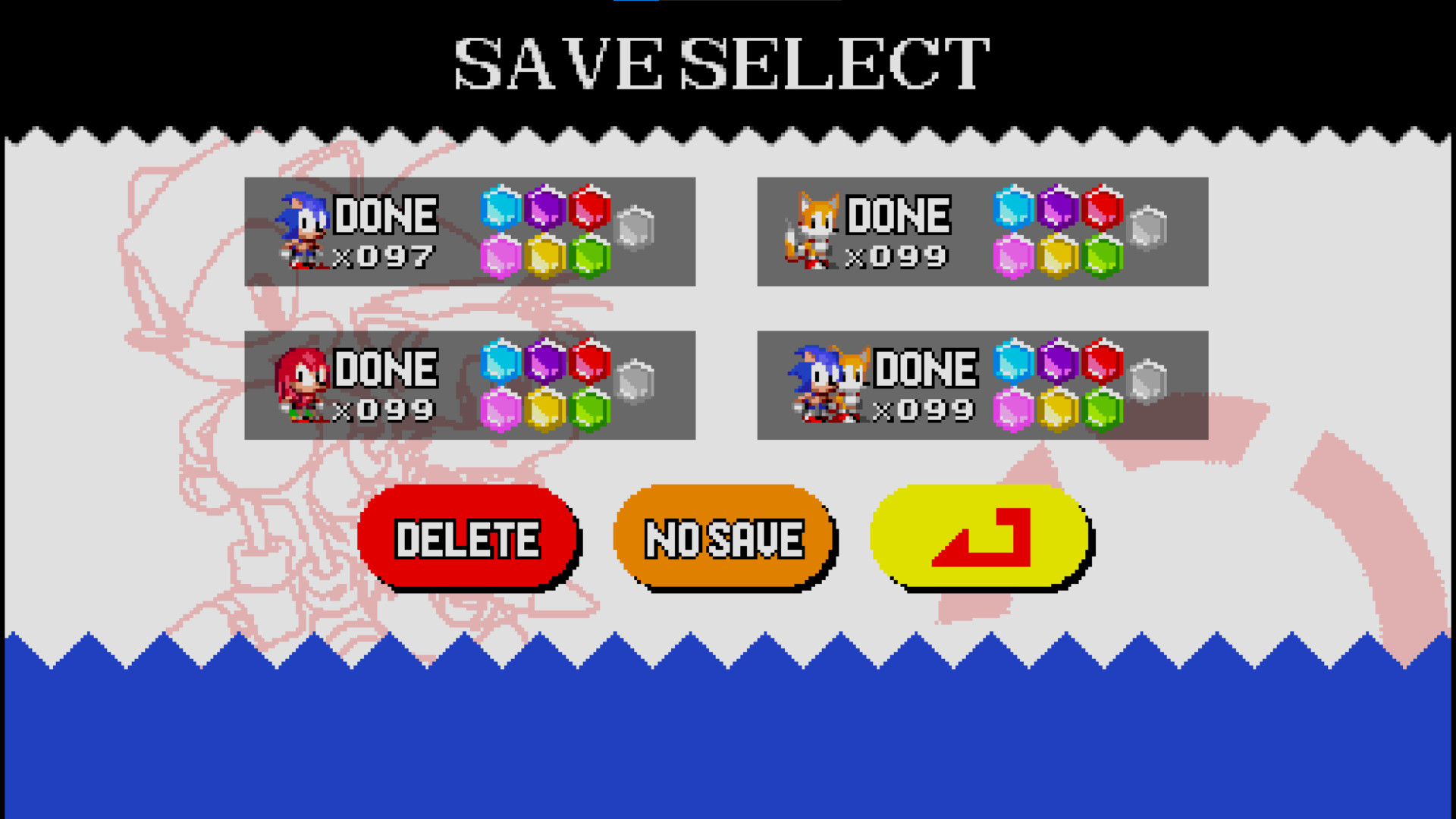 100% Complete Save File [Sonic the Hedgehog 2 (2013)] [Mods]