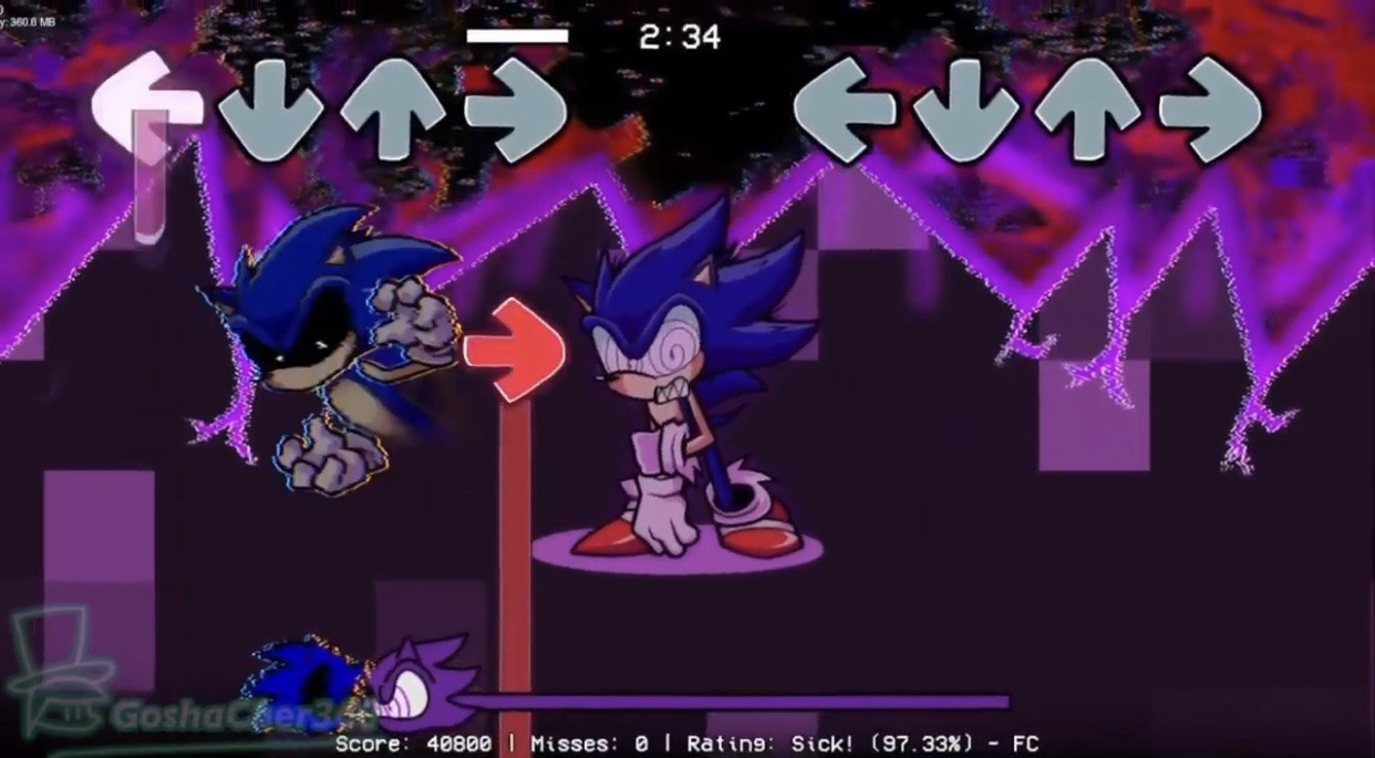 FNF Lost To Darkness Sonic Vs Xain - Play FNF Lost To Darkness